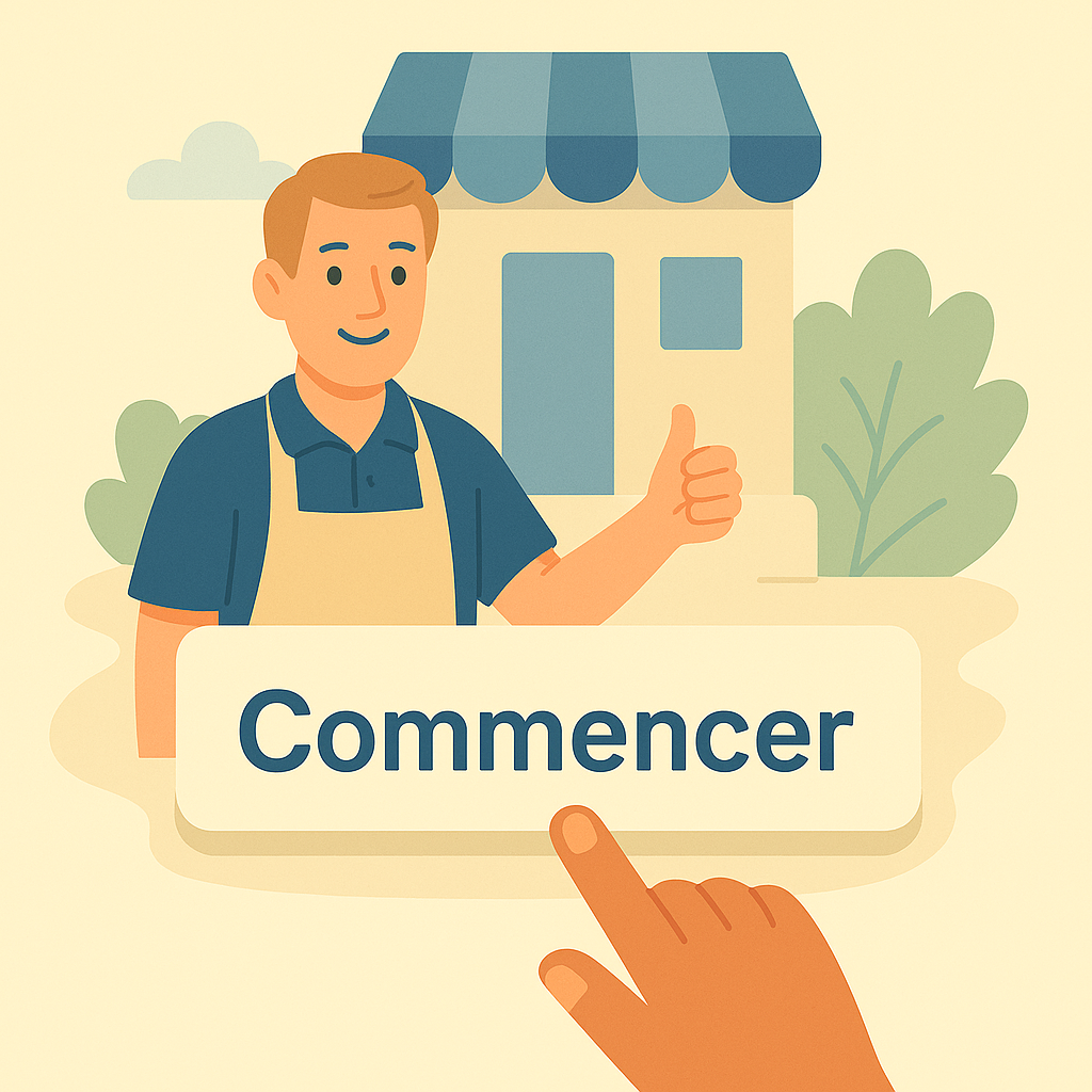 Illustration prête à commencer