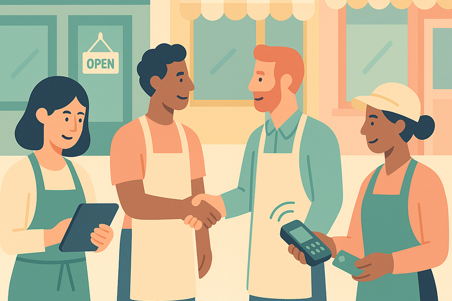 Illustration application fidélité pour associations